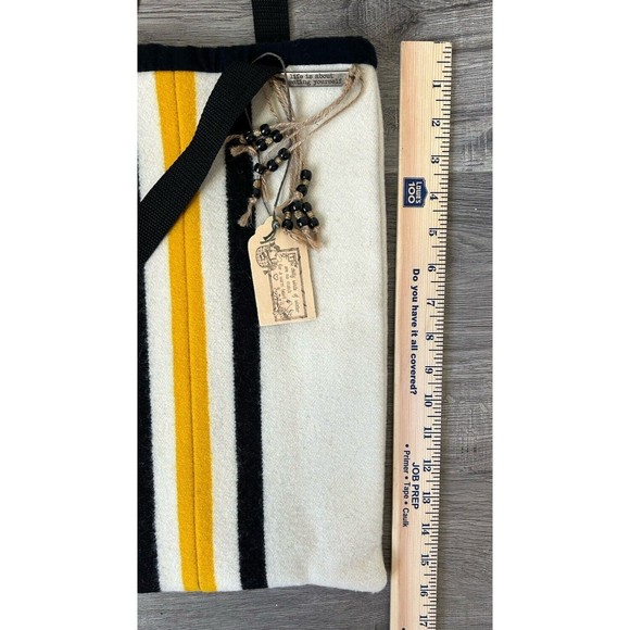 Handmade Wool Boho Western Bag Tote With Tassels - New With Tags - Picture 8 of 8